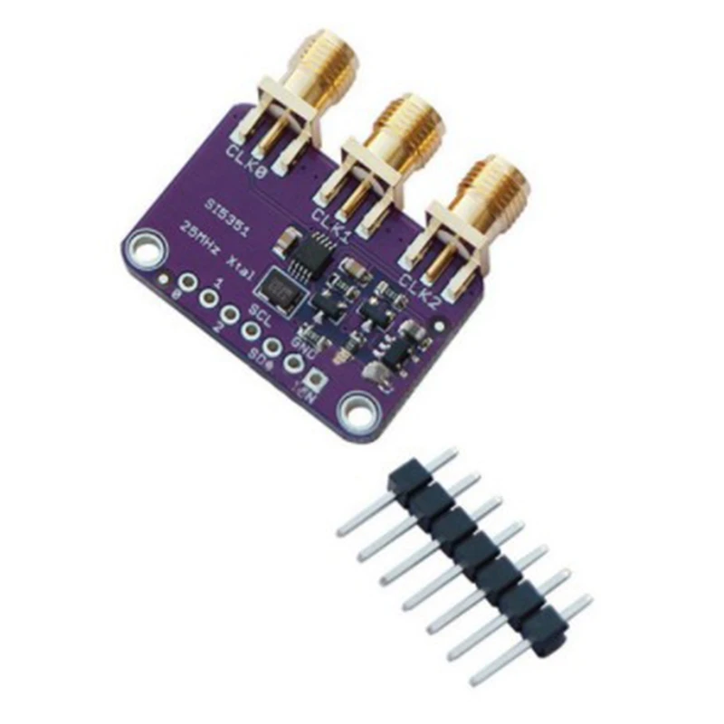 10 шт. DC3V-5V CJMCU-5351 Si5351A Si5351 I2C генератор часов Breakout Board модуль сигналов часы 8 кГц-160