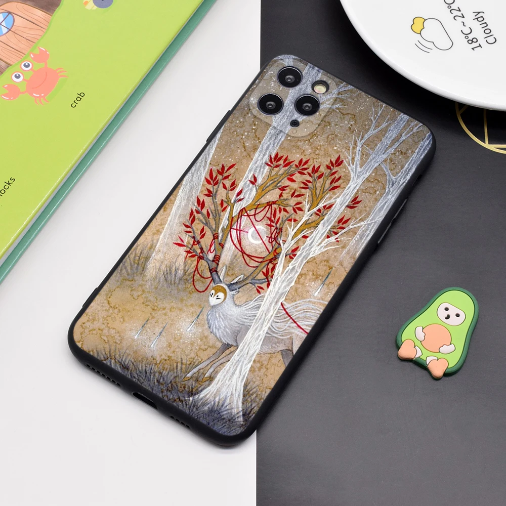 Мягкий матовый чехол для iPhone с принтом судьбы | Мобильные телефоны и аксессуары