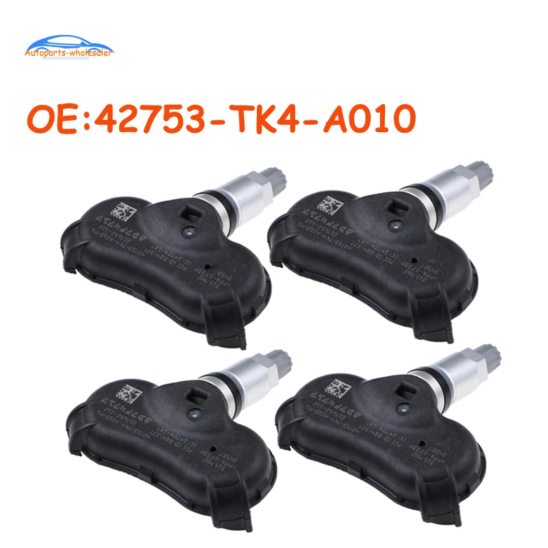 4 шт./партия автомобильный TPMS датчик давления в шинах монитор 42753-TK4-A010 42753-TK4-A010-M1 42753TK4A010 для Honda Acura CR-Z CSX 315 МГц