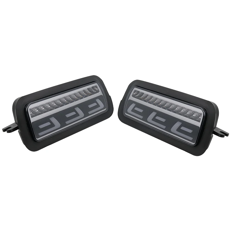 2Pcs Led Daytime Running Light for Lada Niva 4X4 1995+ Turn Signal Drl Car Headlight Replacement Parts with Lamp Cover | Автомобили и