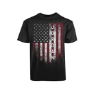Новая мужская футболка с американским флагом Иордании, аутентичная футболка с коротким рукавом, футболка с американским флагом для езды на велосипеде, футболка для мотокросса и эндуро