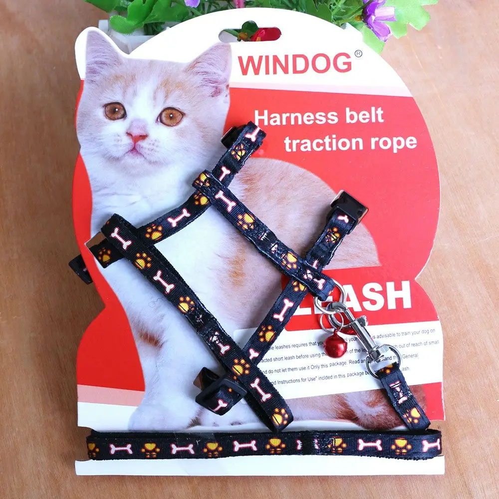 Поводки для котов свинцовый поводок кошек прогулок на улице и одежда домашних