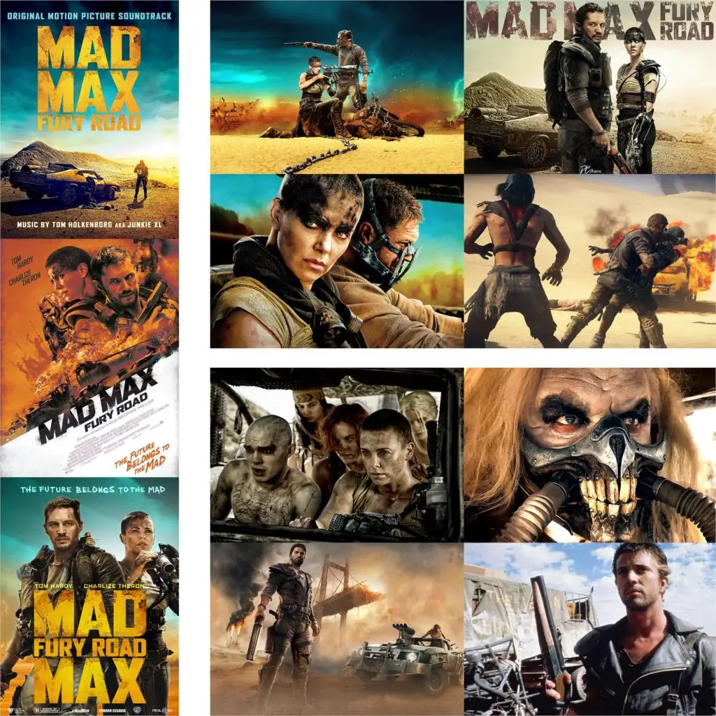 Плакаты Mad Max кино-стикеры Настенные глянцевая бумага высокое разрешение Декор