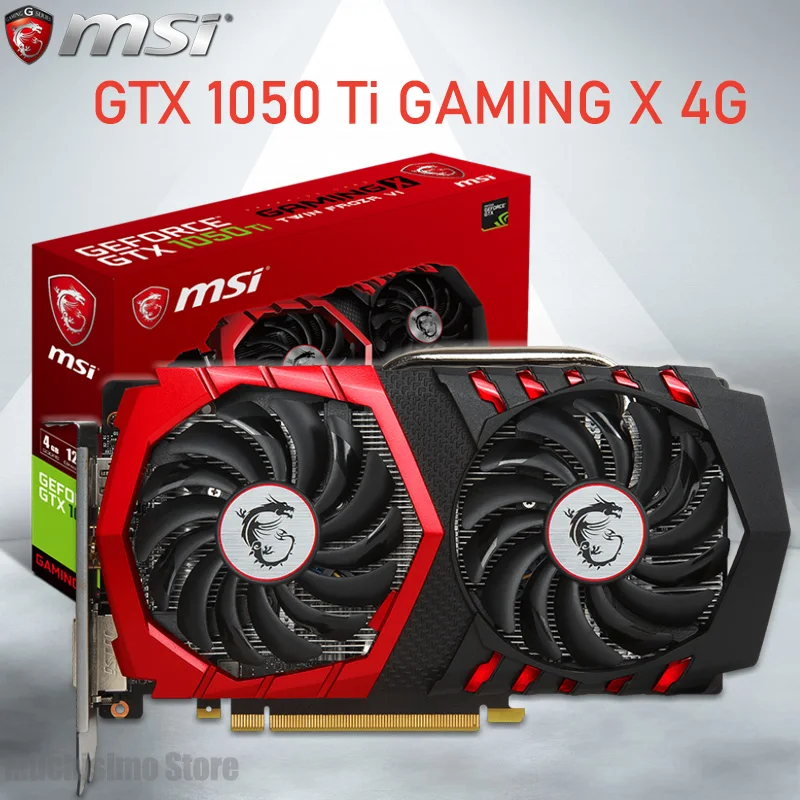 

Видеокарта GDDR5 GeForce GTX 1050 TI GAMING X 4G GEFORCE GTX 1050 TI GAMING X 4G видеокарта DirectX 12 GTX 1050 Новинка