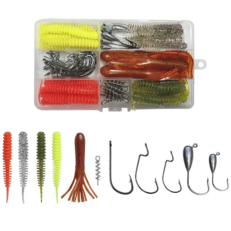 70 шт. крючки для джиггинга свинцовая головка крючок с юбкой осьминога приманка из