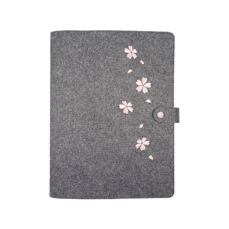 Cherry Gray Большой блокнот на спирали, блокнот формата А4, ежедневник, ежедневник, блокнот-органайзер, школьные, офисные принадлежности - Цвет: Cherry Gray