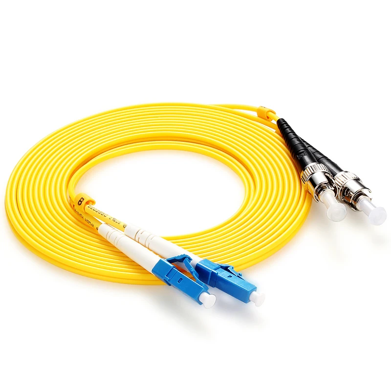 Fiber Optic Patch Cable Single-Mode 10G Rate 2pcs ST-LC and 2pcs SC-LC Patch Cable 25m Duplex 2.0mm Fiber Optic Patch Cord