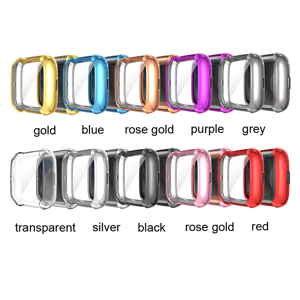 Новый мягкий защитный чехол для часов из ТПУ с покрытием полное покрытие жесткий