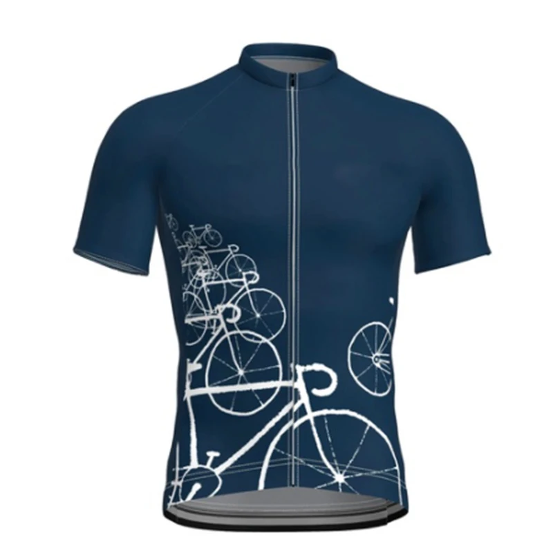 

Fashion Cycling Jerseys Men Mountain Bike Clothes Pro Team Bicycle Shirts Short Sleeve Road Tops Ropa Ciclismo Racing Sportswear