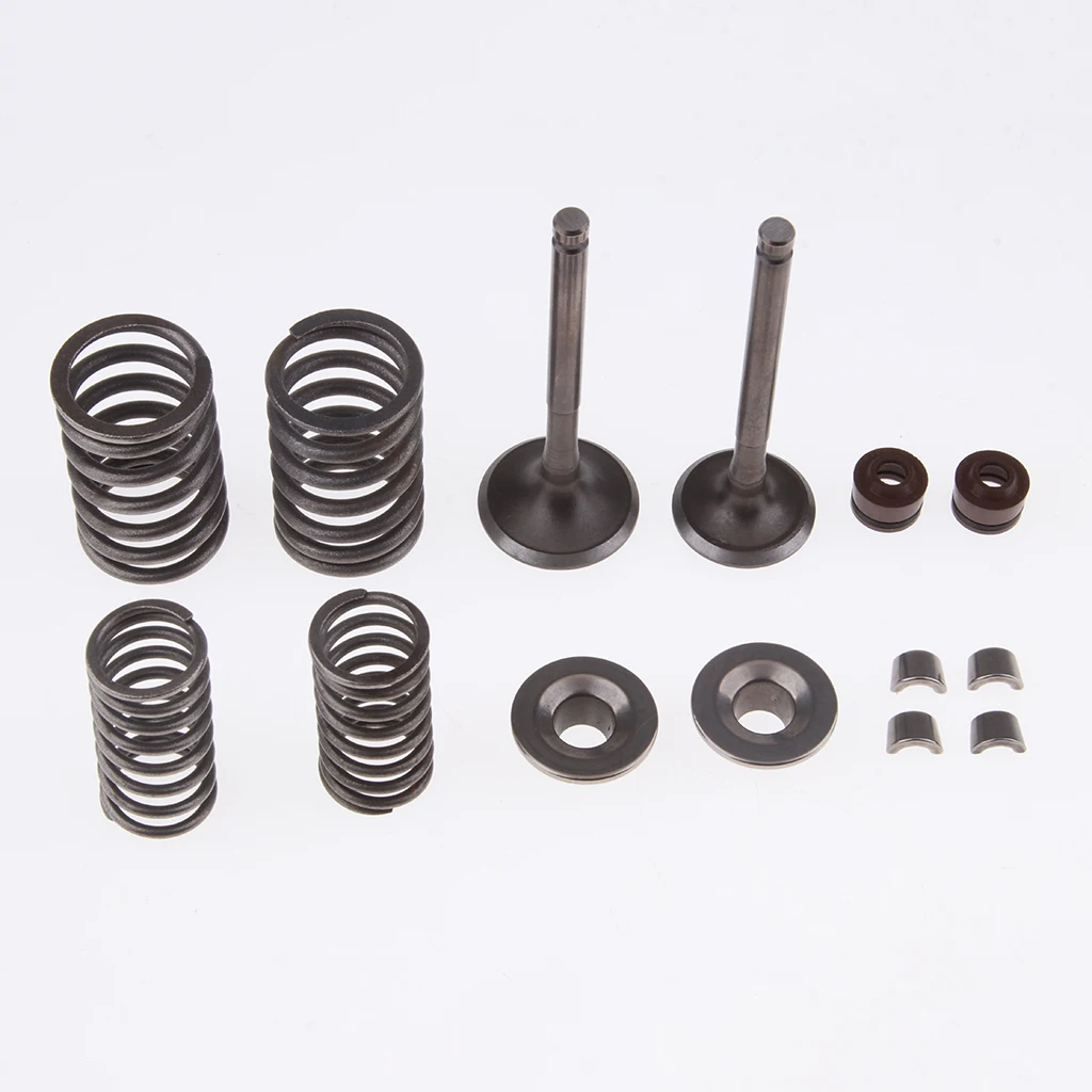 

Replacement Intake Exhaust Valves Spring Rebuild Kit for 110cc ATV Dirt Pit Bike Go Kart