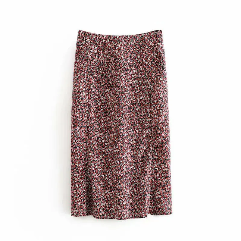 Женские юбки в стиле ретро бохо с высокой талией и разрезом милая пляжная юбка