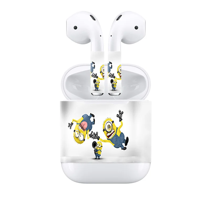 Крутой дизайн 14 цветов в Стокер Airpods наклейка для Apple Airpods водостойкие Переводные картинки кожи