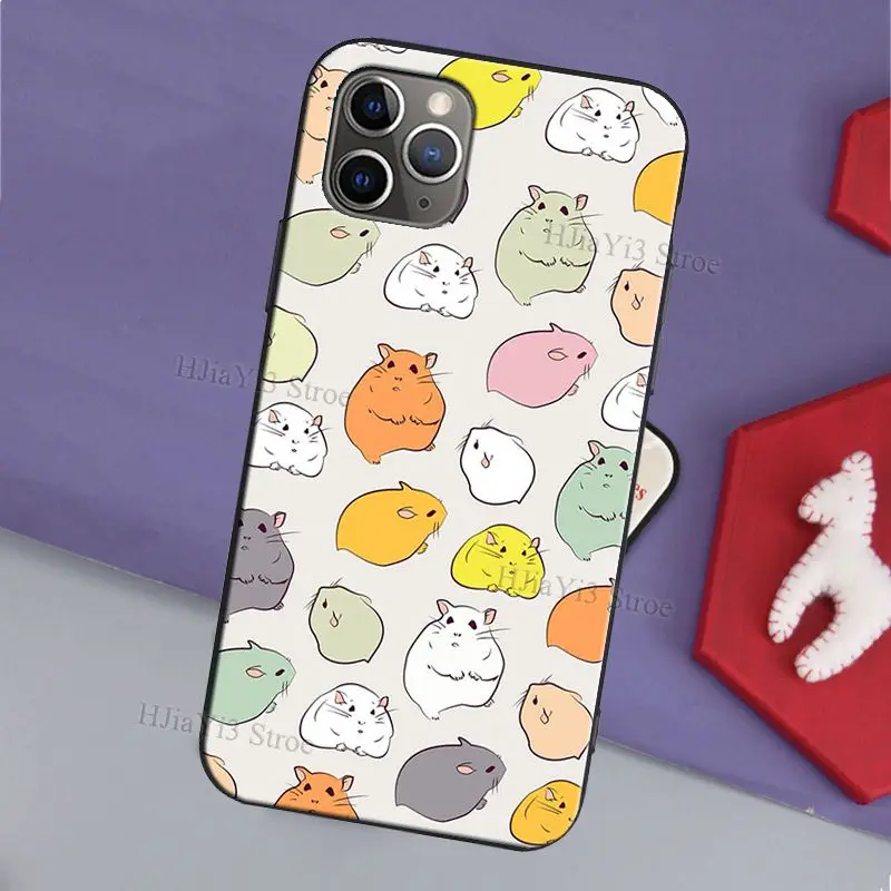 Чехол из ТПУ для iPhone X XR XS Max SE 2020 6S 7 8 Plus 11 Pro 12 mini 13 с коллажем в виде морской свинки |