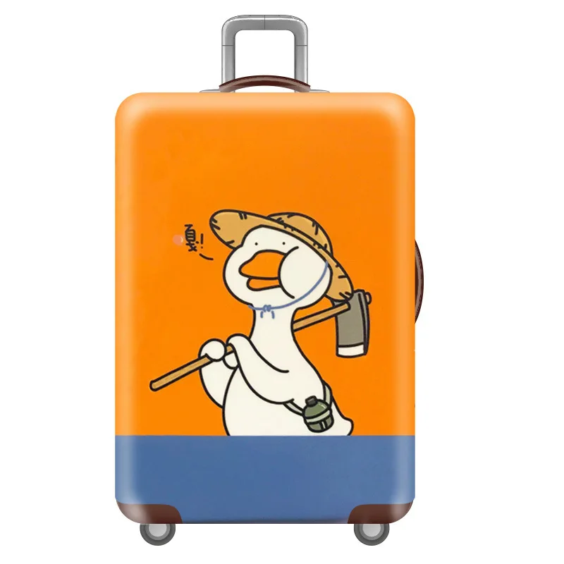 F Luggage cover Уплотненная Крышка для багажа, эластичные Защитные чехлы для багажа, аксессуары для путешествий для пары, чехол для чемодана 18-32 дюймов - Цвет: F Luggage cover