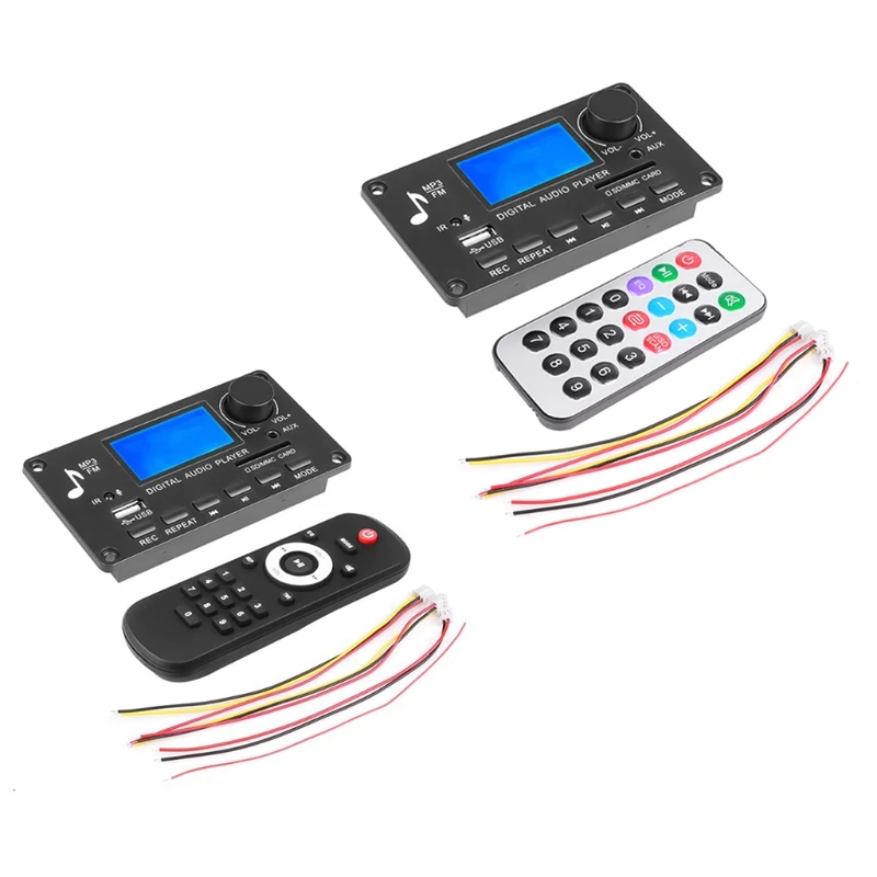 

Wireless Car MP3 Player Decoder Board Stereo Sound Module with Remote Control