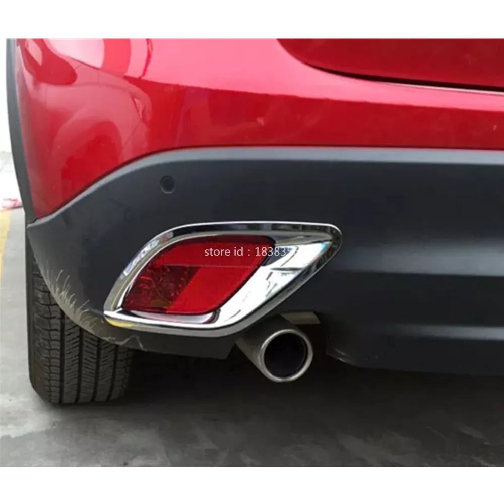 2 шт. задние противотуманные фары для Mazda CX 5 CX5 2012 2013 2014 2015 2016|lamp frame|trim coverabs chrome |