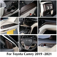 car interior accessories for toyota camry 2019 2020 2021 center console gear shift head door handle bowl decorative cover trim