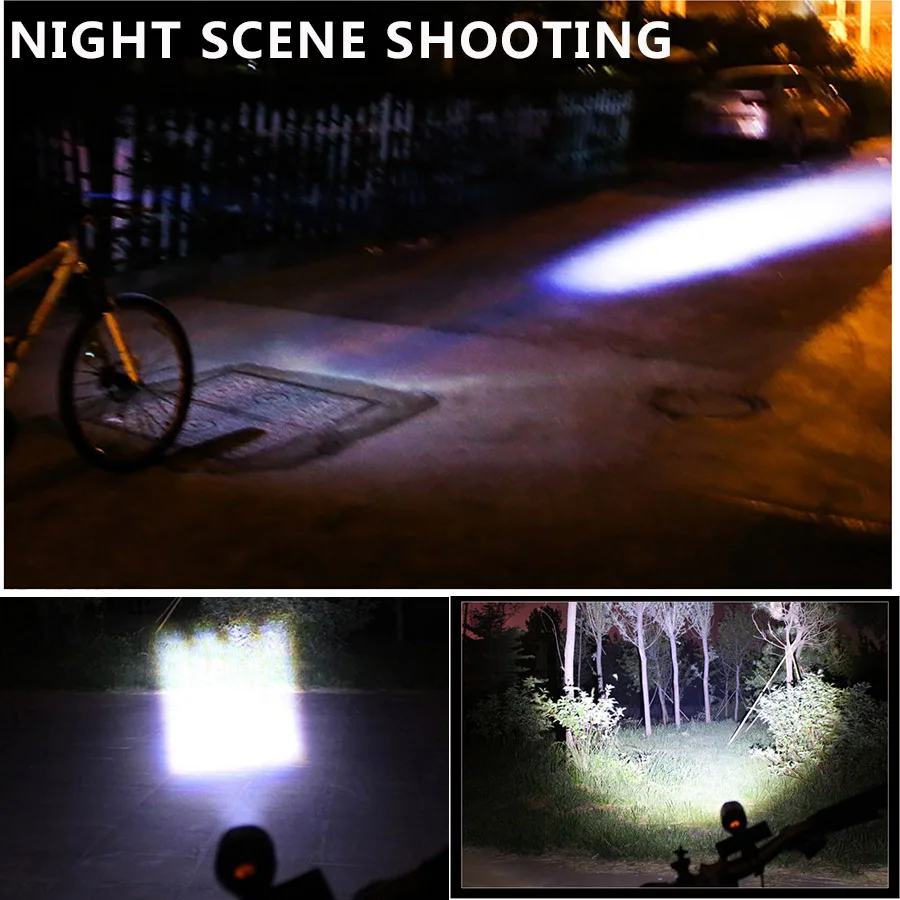 

BaseCamp Bike Light Zoomable LED Bicycle Cycling MTB Front Rear Tail Light Head Taillight Warning Flashlight Rechargeable Lights