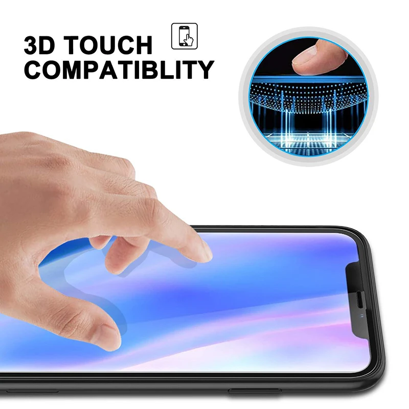3 шт. закаленное стекло для iPhone 12 Mini 11 Pro MAX XR X XS Max 6 7 8 Plus Защитное | Мобильные