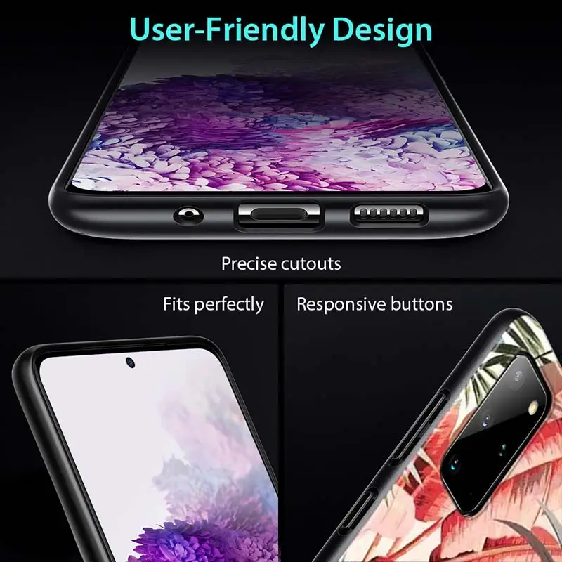 

Rose Flower Tree leaf Style For Samsung Galaxy A71 A51 (5G) A41 A31 2020 A21S A11 A90 A70S A50S A30S A10S Black Phone Case