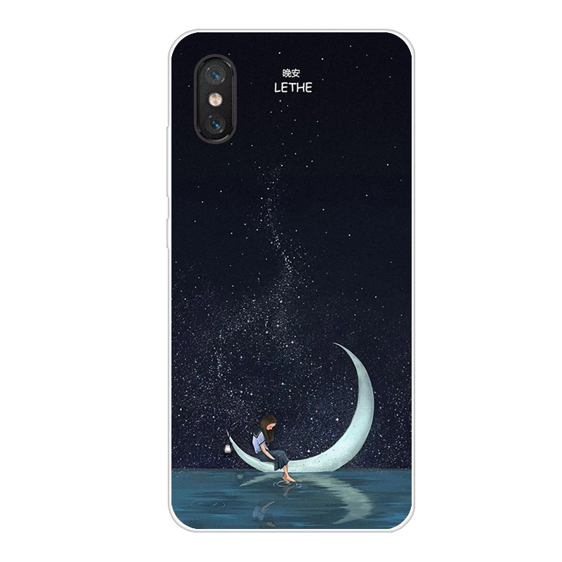 Для Xiaomi mi 8 Pro Чехол для телефона мягкий силиконовый принт задний Чехол бант для Xiaomi mi 8 Lite mi 8 SE mi 8 Pro mi 8 Lite чехол