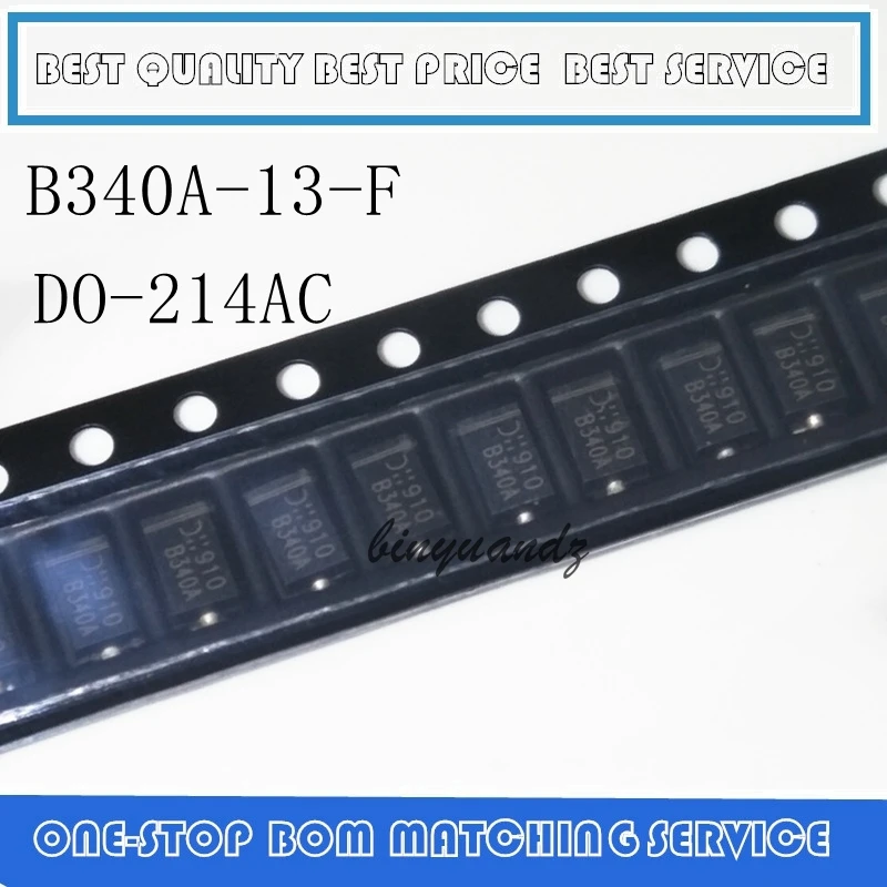 

100PCS 500PCS B340A B340 3.0A SURFACE SMD schottky diode