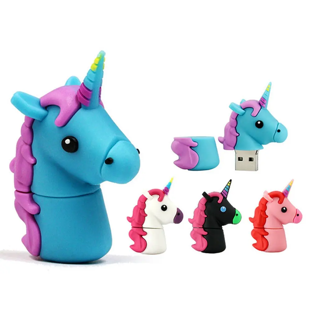 8G красочная милая лошадь USB2.0 флэш-накопители карта памяти Флеш накопитель U диск
