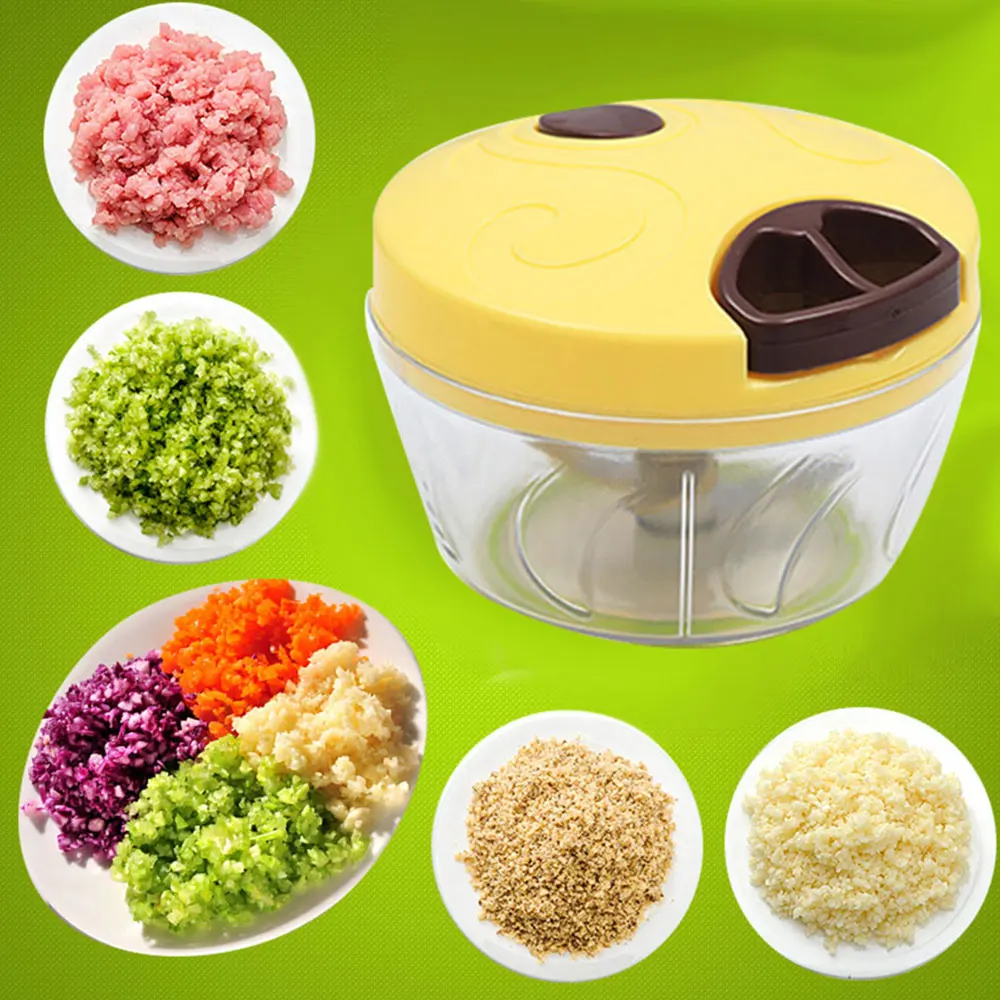 

Hand Food Chopper Manual Rope Food Processor Vegetable Fruit Twist Shredder Garlic Cutter Kitchen Tool
