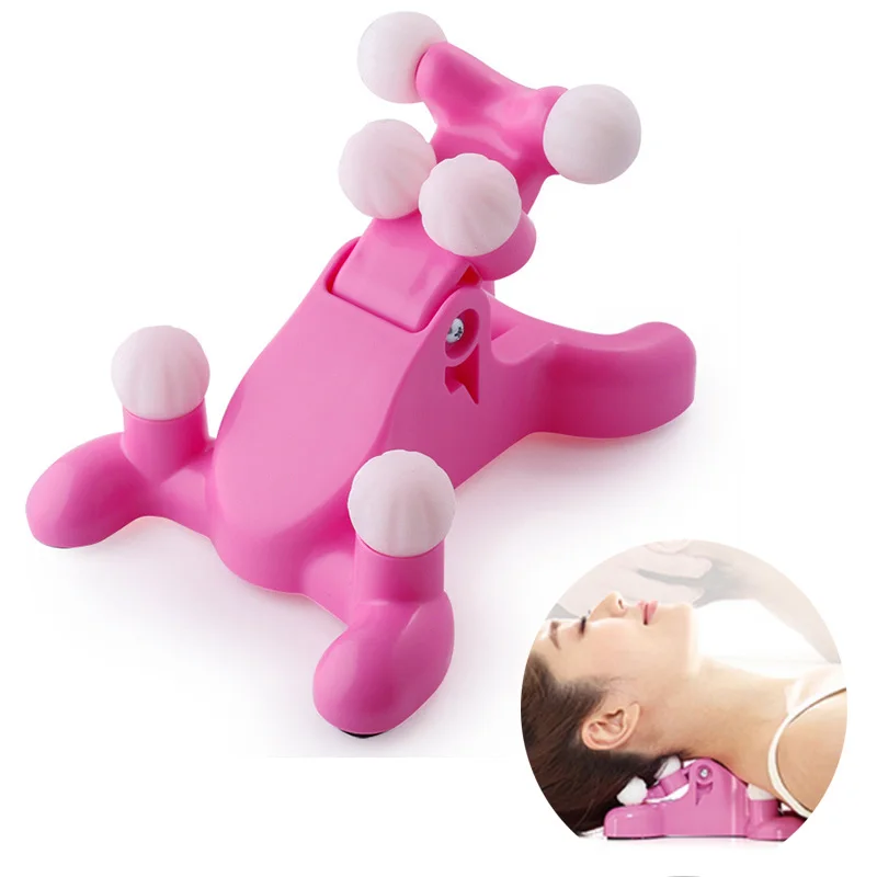 Подушка для массажа шейного отдела позвоночника 3d массажер шеи релаксация