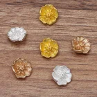 Металлические соединители для подвесок в виде цветка, 20 шт.лот, 11 мм, материалы для изготовления ювелирных изделий своими руками, детали ручной работы, аксессуары, подвески для браслетов 0217