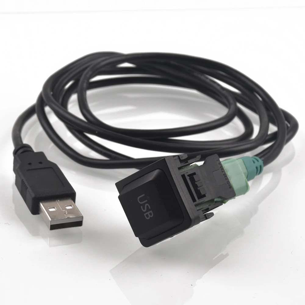 DIY Автомобильный USB-адаптер аудио USB-кабель переключатель для Volkswagen VW Golf MK5 MK6 VI 5 6