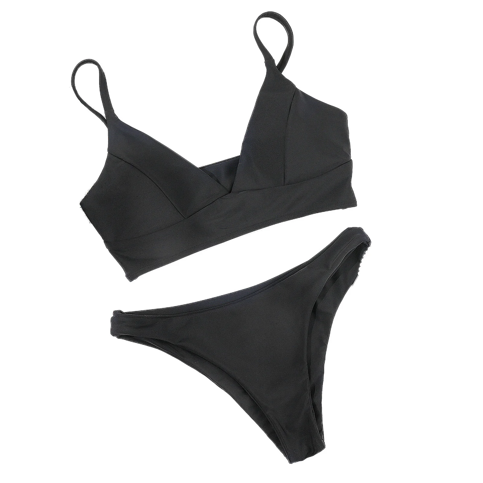 Новые милые женские бразильские бикини комплект из двух частей пуш-ап купальники