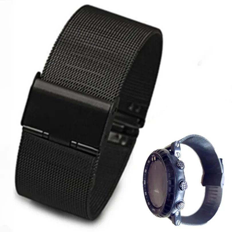 For Suunto Core Series Watch Milanese Strap High Quality Stainless Steel Watchband 24mm + Adapter