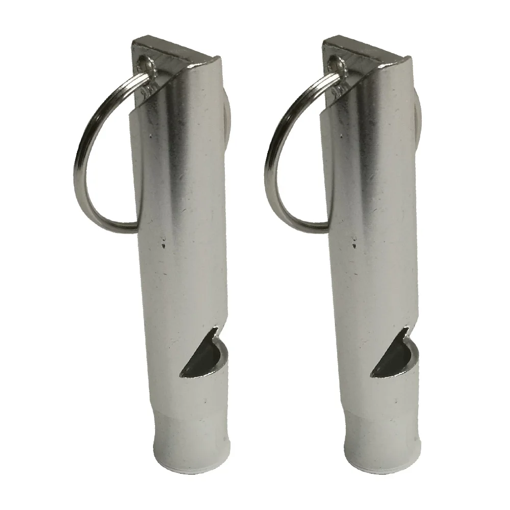 2 шт. Кемпинг каяк дрейф Плавание аварийный свисток из алюминиевого сплава с