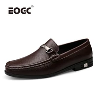 high quality mens shoes genuine leather casual shoes waterproof plus size loafers moccasins comfy driving shoes men