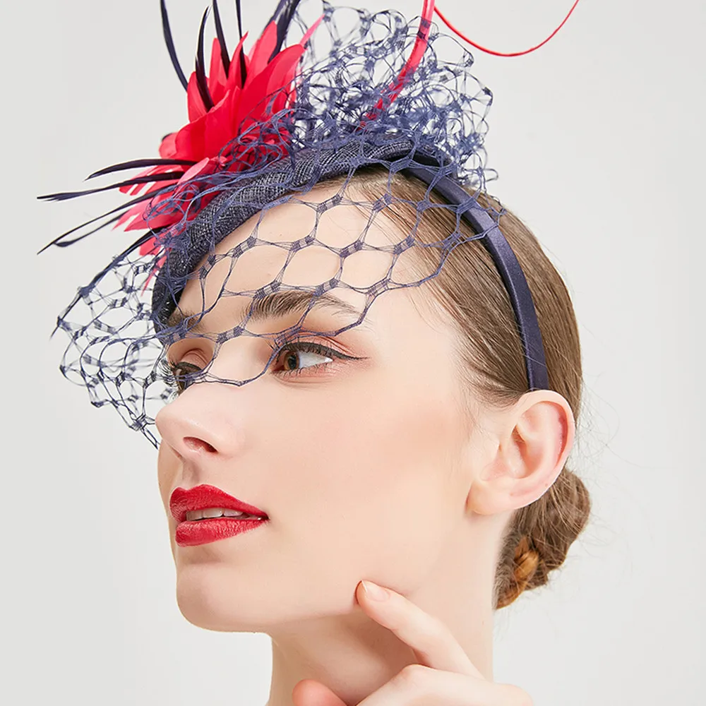 Шляпы Fedoras красные шляпы-чародейки для церкви женские шляпы женская элегантная