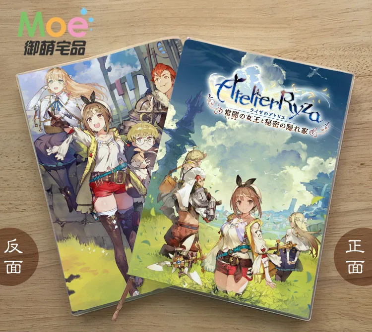

Anime Atelier Ryza Figure Student Writing Paper Notebook Delicate Eye Protection Notepad Diary Memo Gift