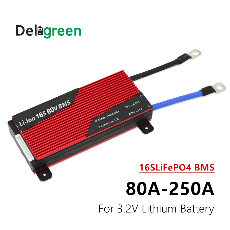 16S 80A 100A 120A 200A 250A PCM/PCB/BMS для литиевой батареи 3 2 V LifePO4 батарея li ion BMS электрического