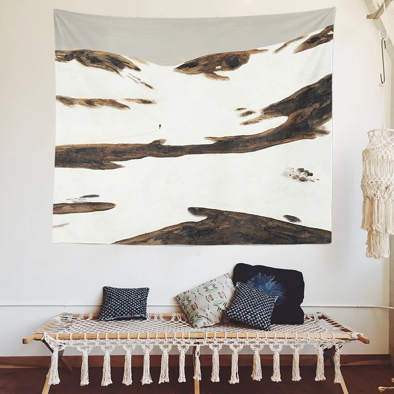 Настенный гобелен с рисунком масляной живописи подвесное украшение для спальни |