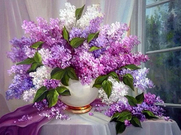 HUACAN Diamond Painting Flowers Cross Stitch Diamond Mosaic Full Layout Painting Diamond Embroidery Flowers Full Set Decoration - Цвет: FA9805