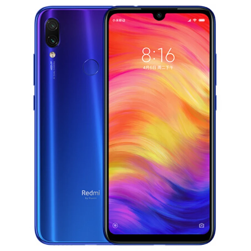 

Xiaomi Redmi Note 7 смартфон 6G 64G Snapdragon 660AIE Android мобильный телефон 48.0MP + 5.0MP задняя камера