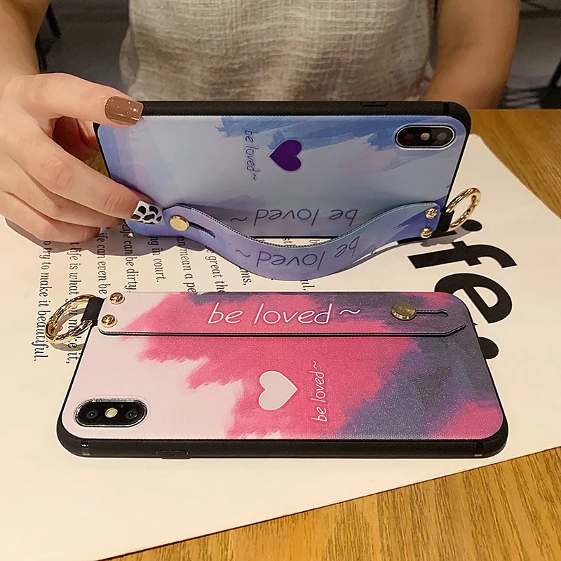 Чехол с держателем для телефона Oppo Realme 5 5PRO 6 PRO C11 C15 X C2 7 C17 XT C1 Reno 2 2Z 2F 3 4 4Z A15 A55 A83 A93 A94