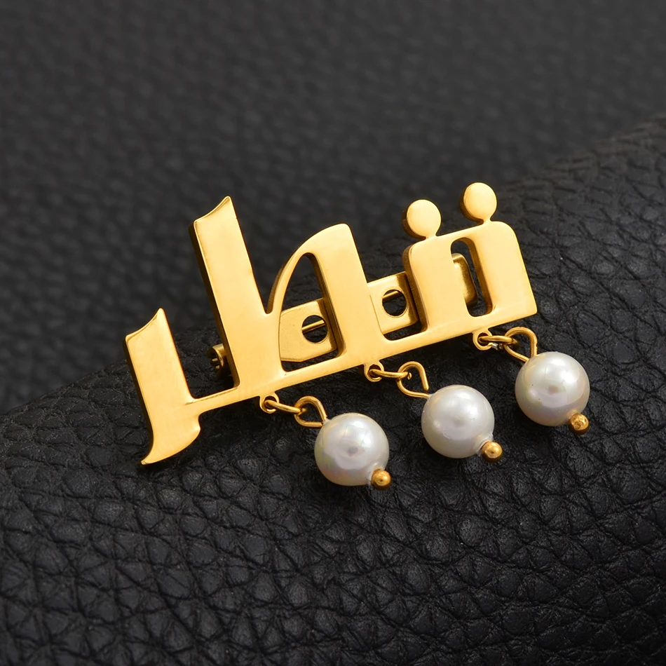 Anniyo страна Катара брошь с искусственным жемчугом модные ювелирные изделия