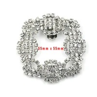 removable ocean star full diamond square shoe clip rhinestone clamp for diy accessories wedding decoration shoes snap buttons