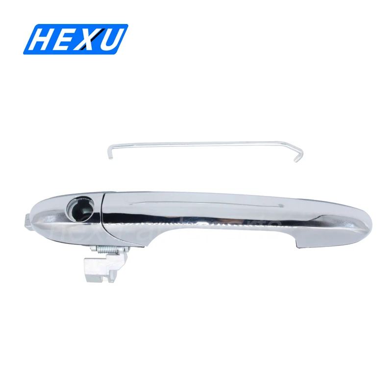 Левая или пассажирская правая наружная дверная ручка водителя с хромом для Fiat 500