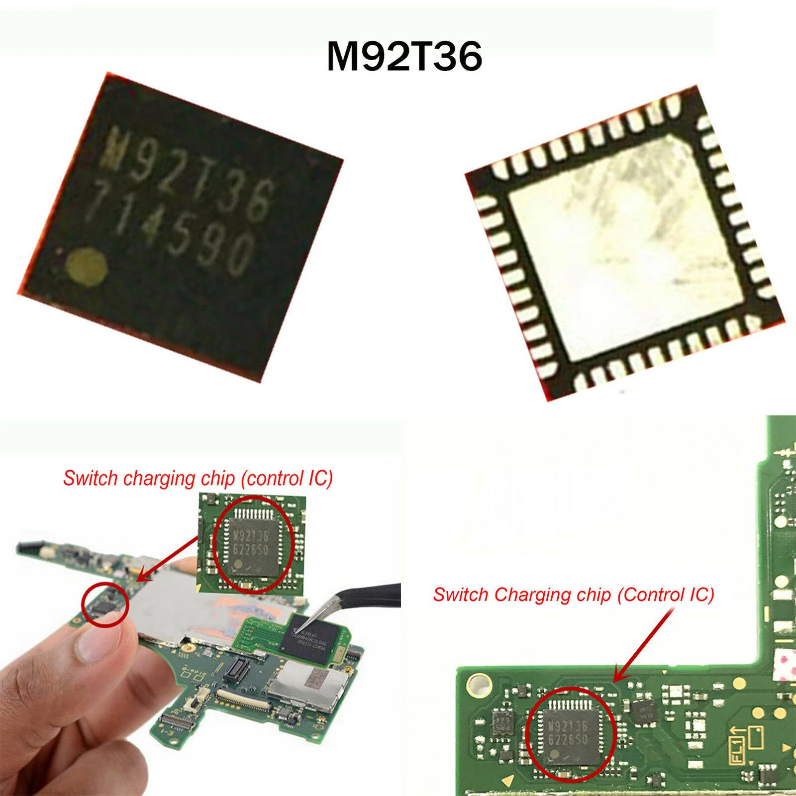 Для коммутатора NS switch материнская плата power IC m92t36 микросхема для зарядки