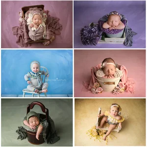 Однотонные фоны для фотосъемки новорожденных Детский день рождения Фотофон для вечевечерние НКИ баннер детский реквизит для фотостудии