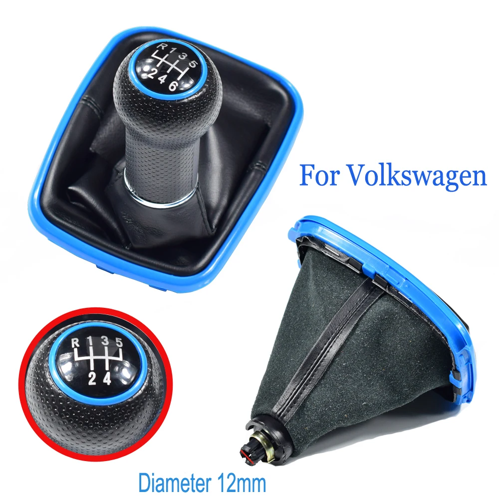 Ручная Автомобильная цветная рукоятка для рычага переключения передач 5/6