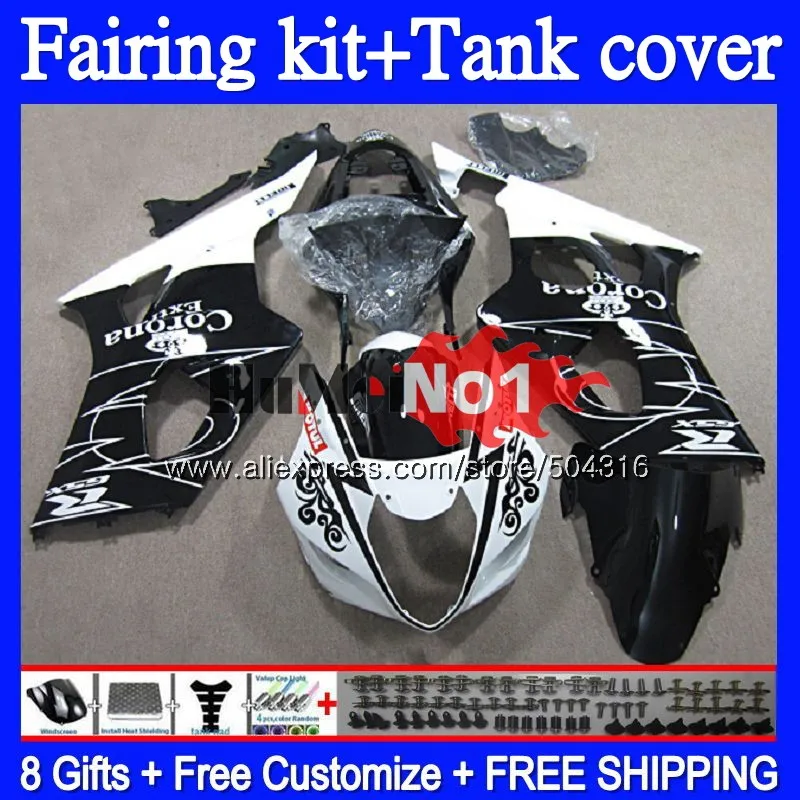 

+Tank For SUZUKI GSX R1000 GSXR-1000 GSX-R1000 GSXR1000 K2 Black SALE 67MC.12 K3 GSXR 1000CC 1000 CC 03 04 2003 2004 Fairings