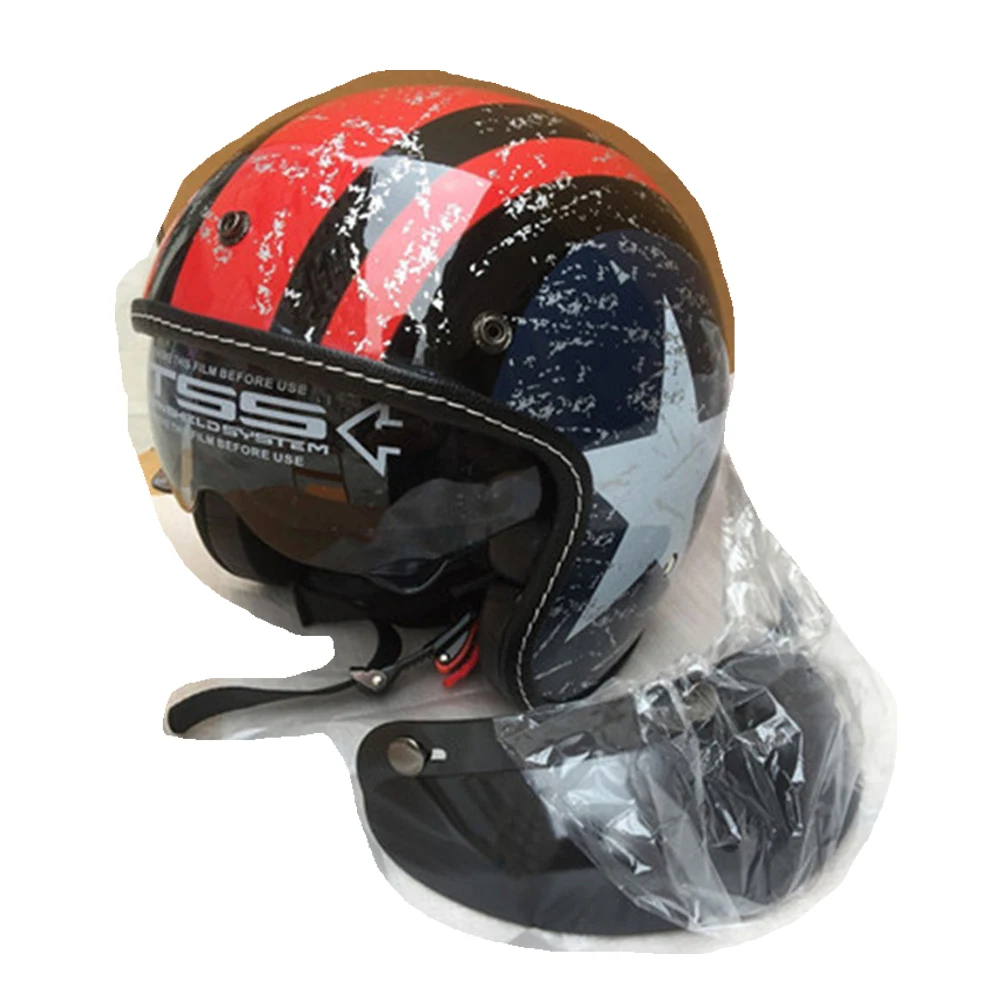 Шлем с открытым лицом для детей мотоциклетный шлем 3/4 мотокросса BMX всесезонный